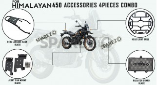 Royal Enfield 4 Pcs Accessories Combo Pack CP-2 Himalayan 450